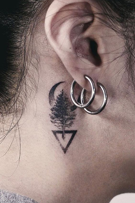 10 Best Behind The Ear Tattoo Design Ideas