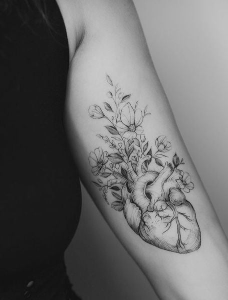 Anatomical Heart Tattoo1