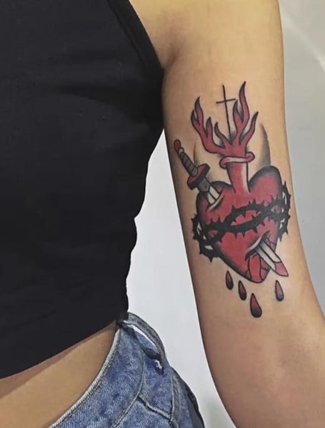 Mend Your Soul With a Broken Heart Tattoo