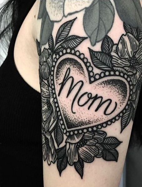 Heart Mom Tattoo1