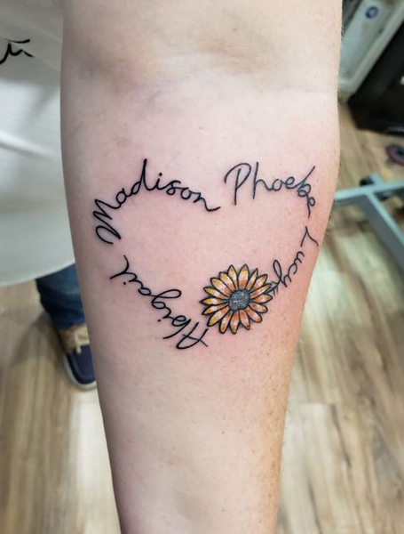 Heart Name Tattoo