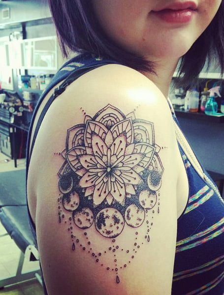 Lotus Flower Arm Ink