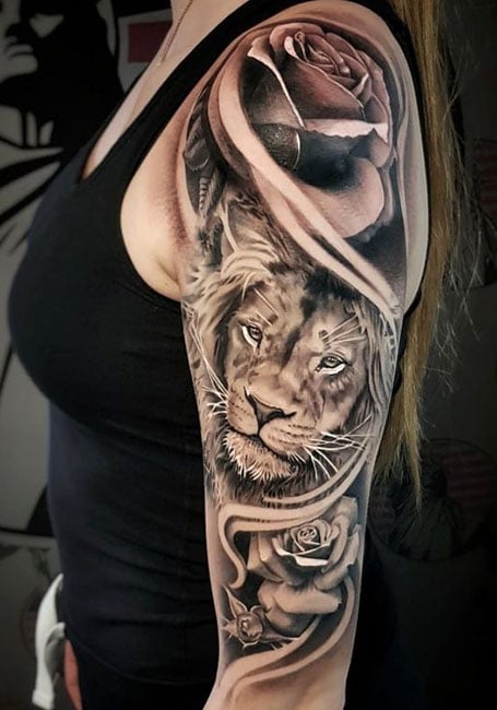 3d Sleeve Tattoo Women