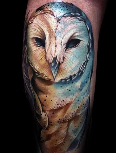 Barn Owl Tattoo