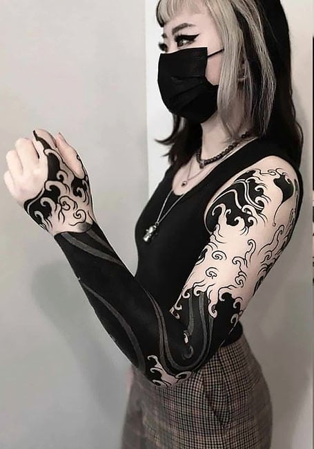 Black Sleeve Tattoo