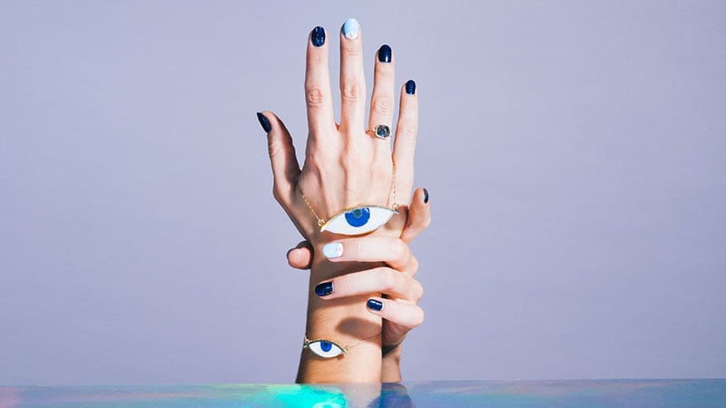 Blue Nail Designs