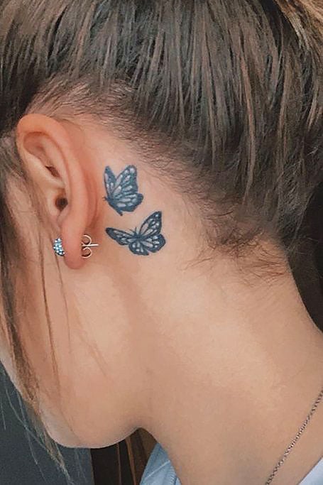 20 Cute Behind the Ear Tattoos for Women in 2023  The Trend Spotter