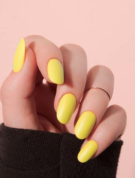 YELLOW NAIL POLISH DESIGNS 2021 #yellow nail art - YouTube