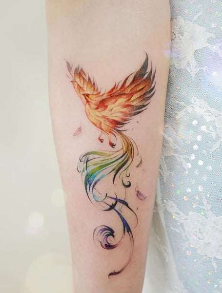 Color Phoenix Tattoo