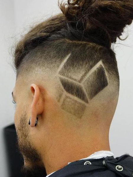 nike swoosh hair