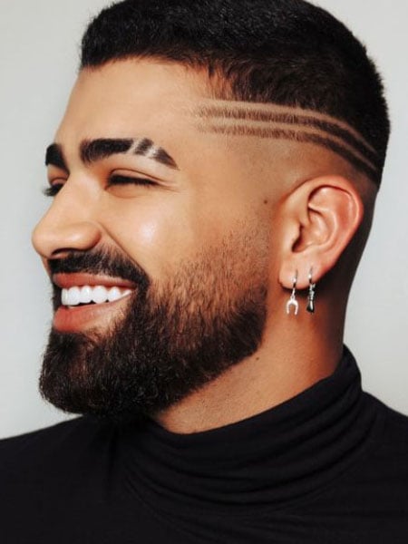 Adidas stripes haircut sale