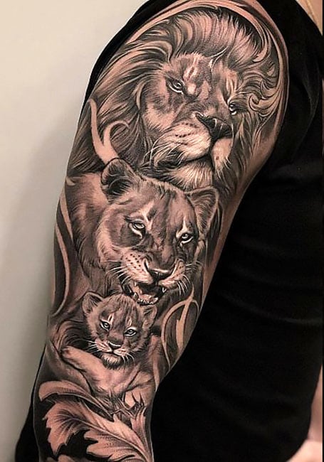 Tattoo uploaded by Erick • Lion Family • Tattoodo