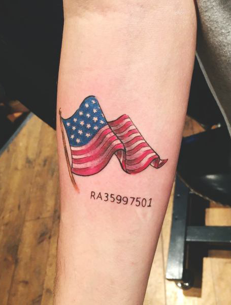 Flag Tattoo