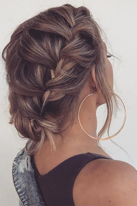 French Braid Updo