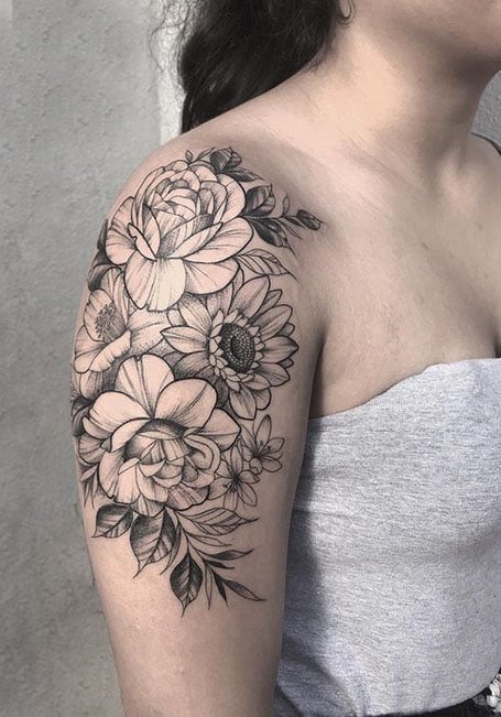 Large Arm Sleeve Tattoo Gun Rose Lion Waterproof Temporary Tatto Sticker  Clock Flower Waist Leg Body Art Full Fake Tatoo Women | Fruugo NO