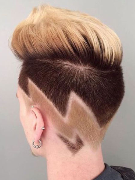 Lightning Bolt Hair Design