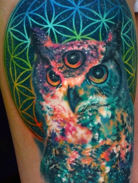 Mystic Owl Tattoo