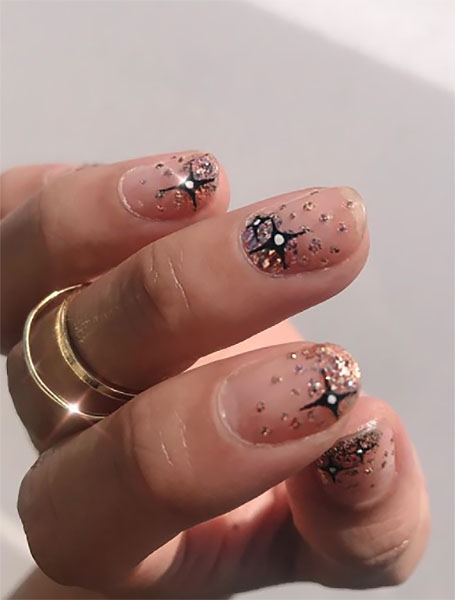 Celestial Nail Art: Beautiful Moon and Star Designs