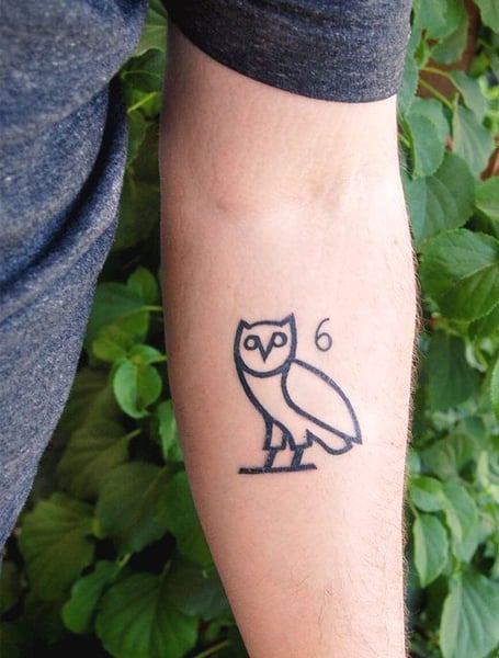 Ovo Owl Tattoo
