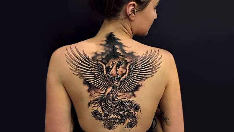 Colorful Phoenix Bird Best Temporary Tattoos - Etsy Ireland