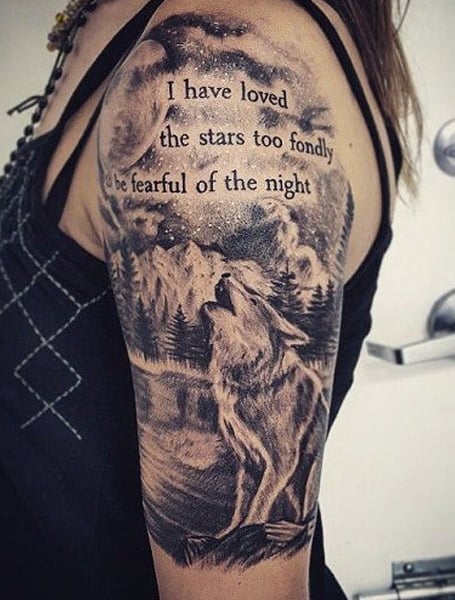 Quote Sleeve Tattoo