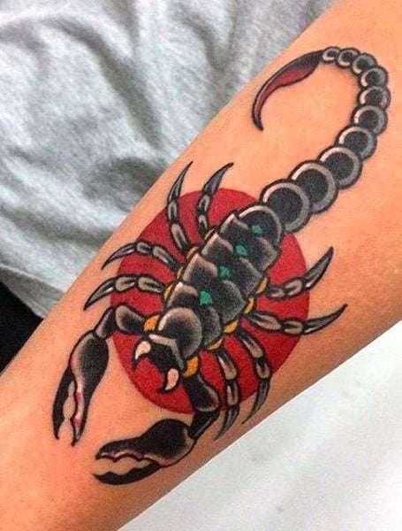 Scorpian forearm Tattoo