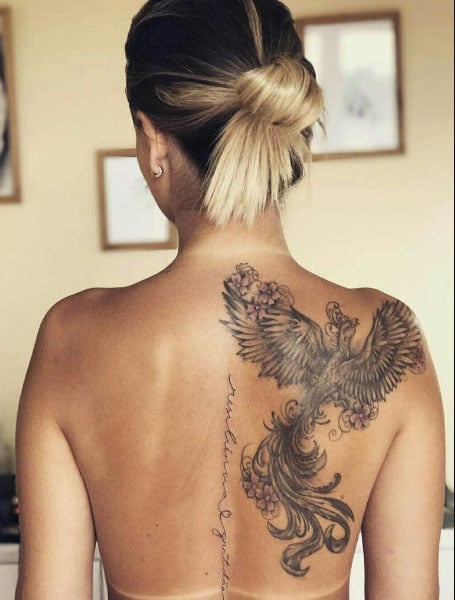 Girl phoenix tattoo 35+ Phoenix