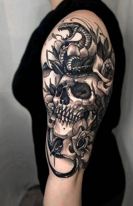 Skull Sleeve Tattopo Women