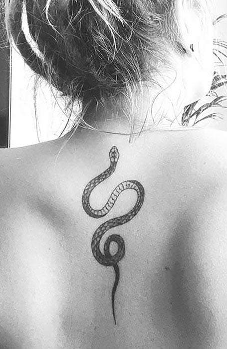 Snake Back Tattoo