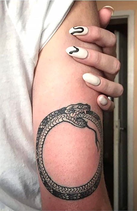 Snake Eating Itself Tattoo