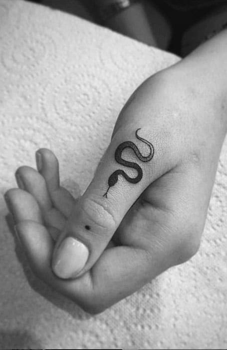 Share more than 78 snake finger tattoo latest  thtantai2
