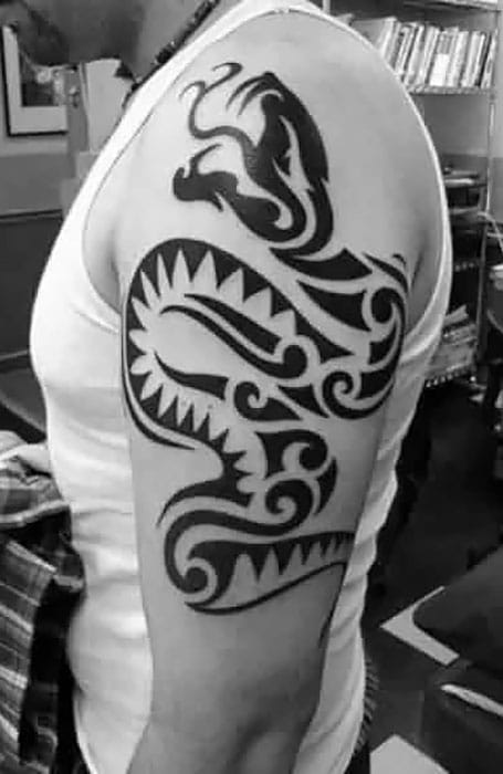 Tribal Snake Tattoo 2