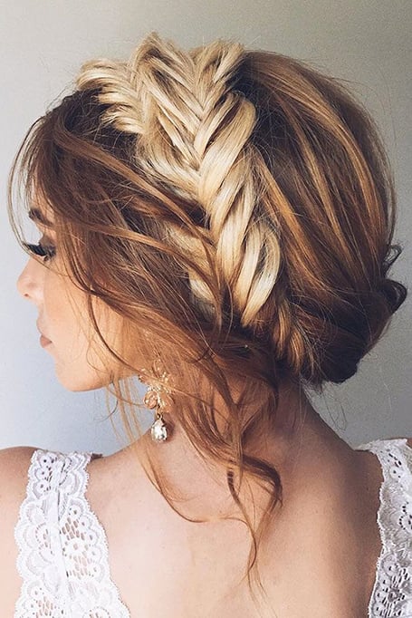 Updo With Fishtail