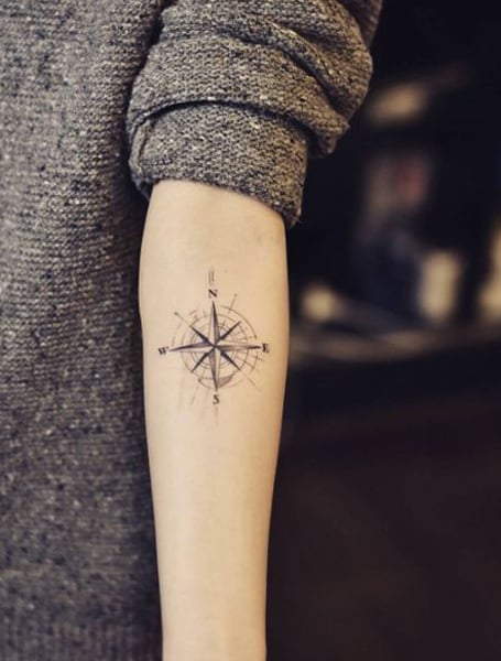 Compass Tattoo