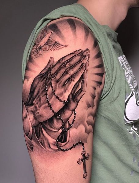 Praying Hands Tattoo