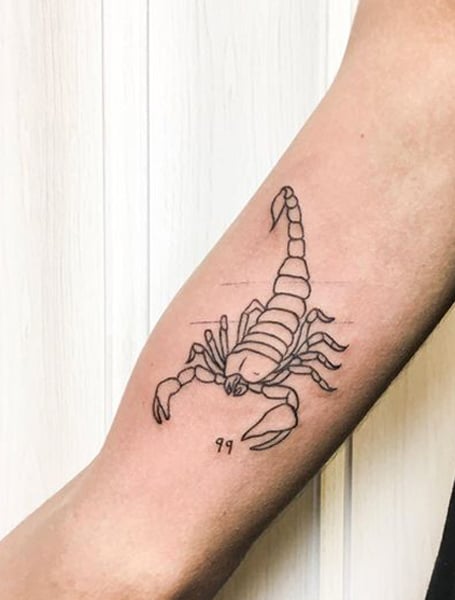 Simple Scorpion Ink