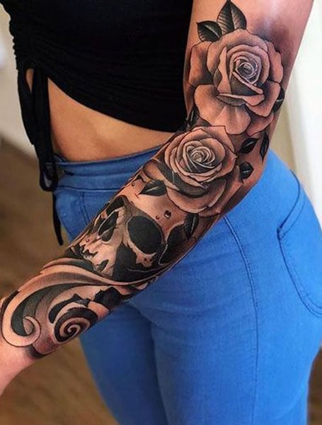 Frauen tribal tattoos arm Tattoos Bilder