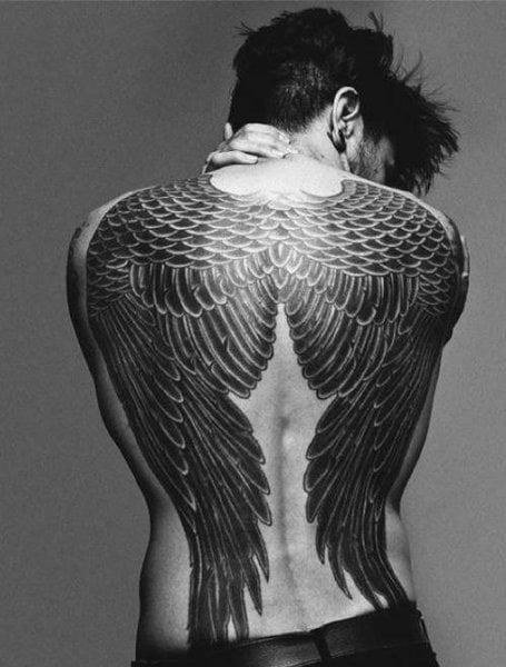 20 Cool Angel Wing Tattoos for Men in 2022