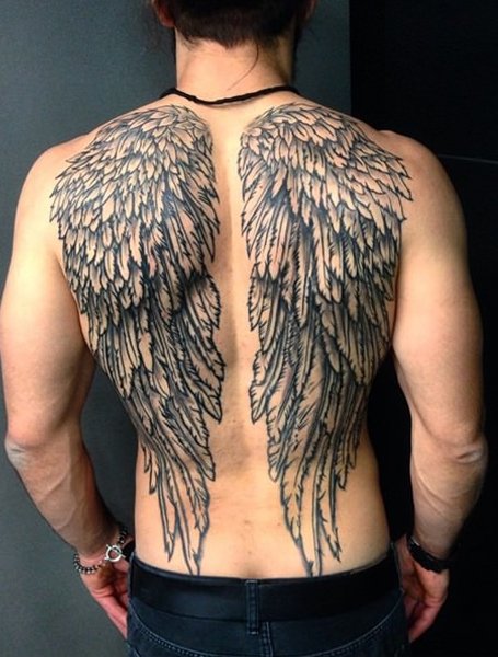 Tattoo of Angels Back