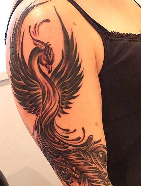 Arm Phoenix Tattoo