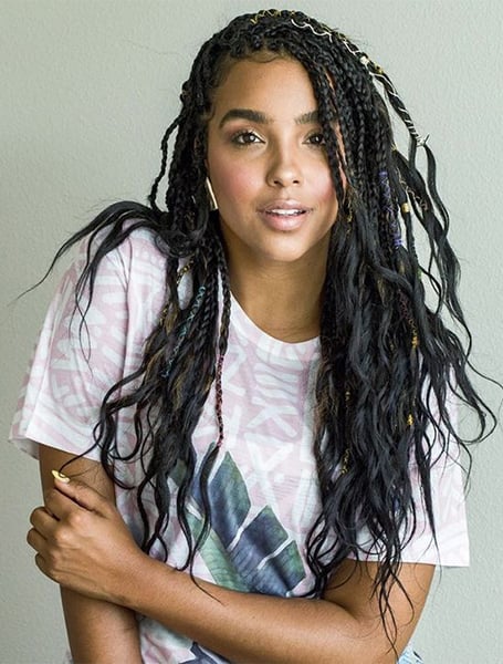 Featured image of post Hairstyles Large Knotless Box Braids - No matter what your hair type is, we can help you to find the right braids.