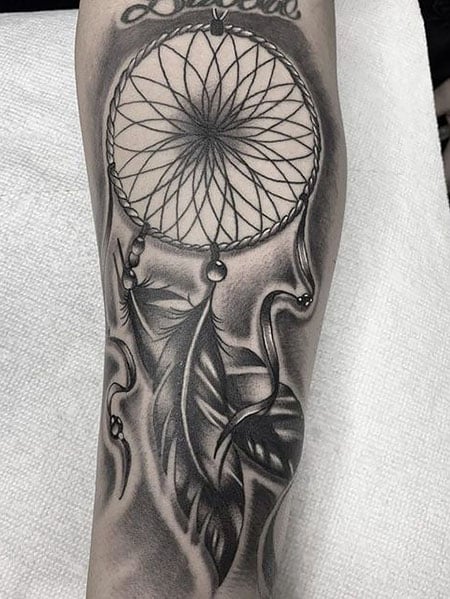 Dream Catcher Sleeve Tattoo