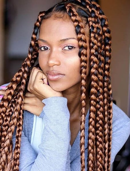20 Coolest Knotless Box Braids For 2021 The Trend Spotter Outer 60% plastic 40% polyester. 20 coolest knotless box braids for 2021