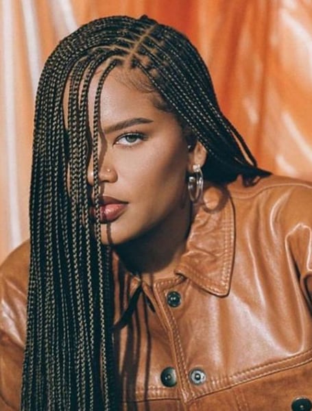 Featured image of post Small Knotless Box Braids Long