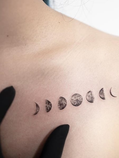 Moon Phases Tattoo