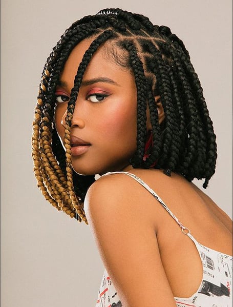 20 coolest knotless box braids for 2021  the trend spotter