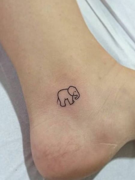 Simple Ankle Tattoo