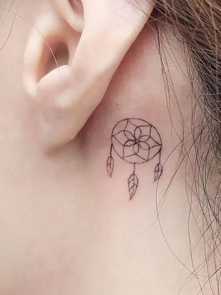 Simple Dream Catcher Tattoo 1