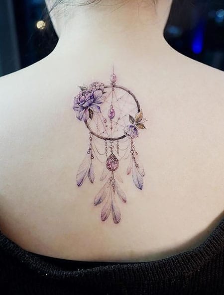 17 Bold Choices For Perfect Dream Catcher Tattoo Design  Psycho Tats