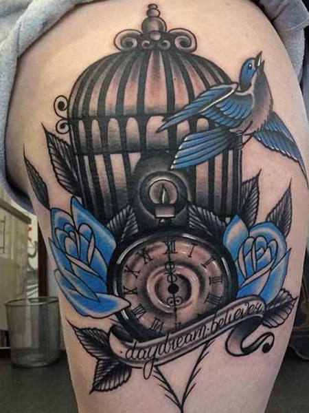 15 Birdcage Tattoo Design Symbolism A Window into Personal Freedom   Psycho Tats